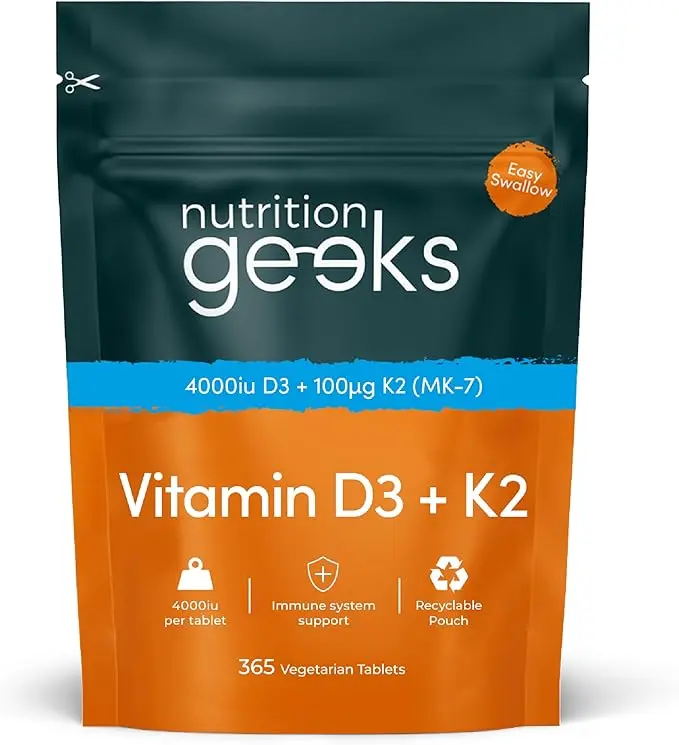 Vitamin D3 4000 IU & K2 100µg